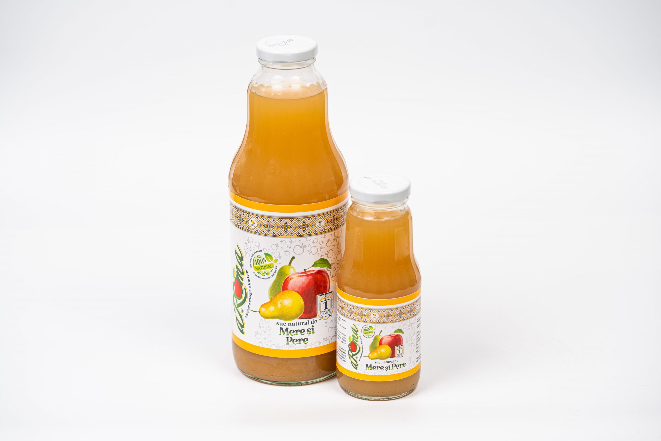 Suc natural de mere și pere 1L