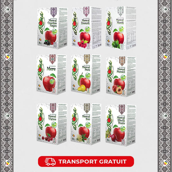 Pachet 9 sucuri naturale