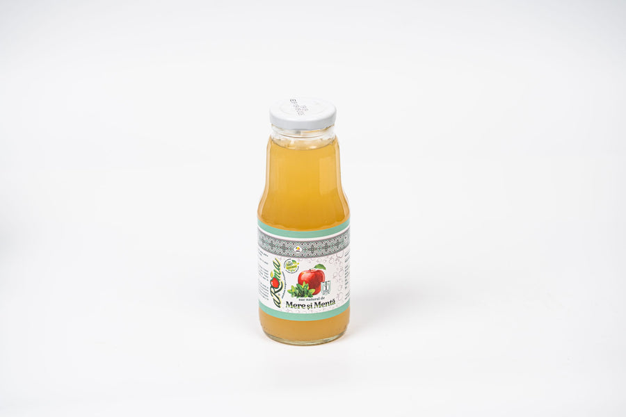 Suc natural de mere și mentă 0,3L