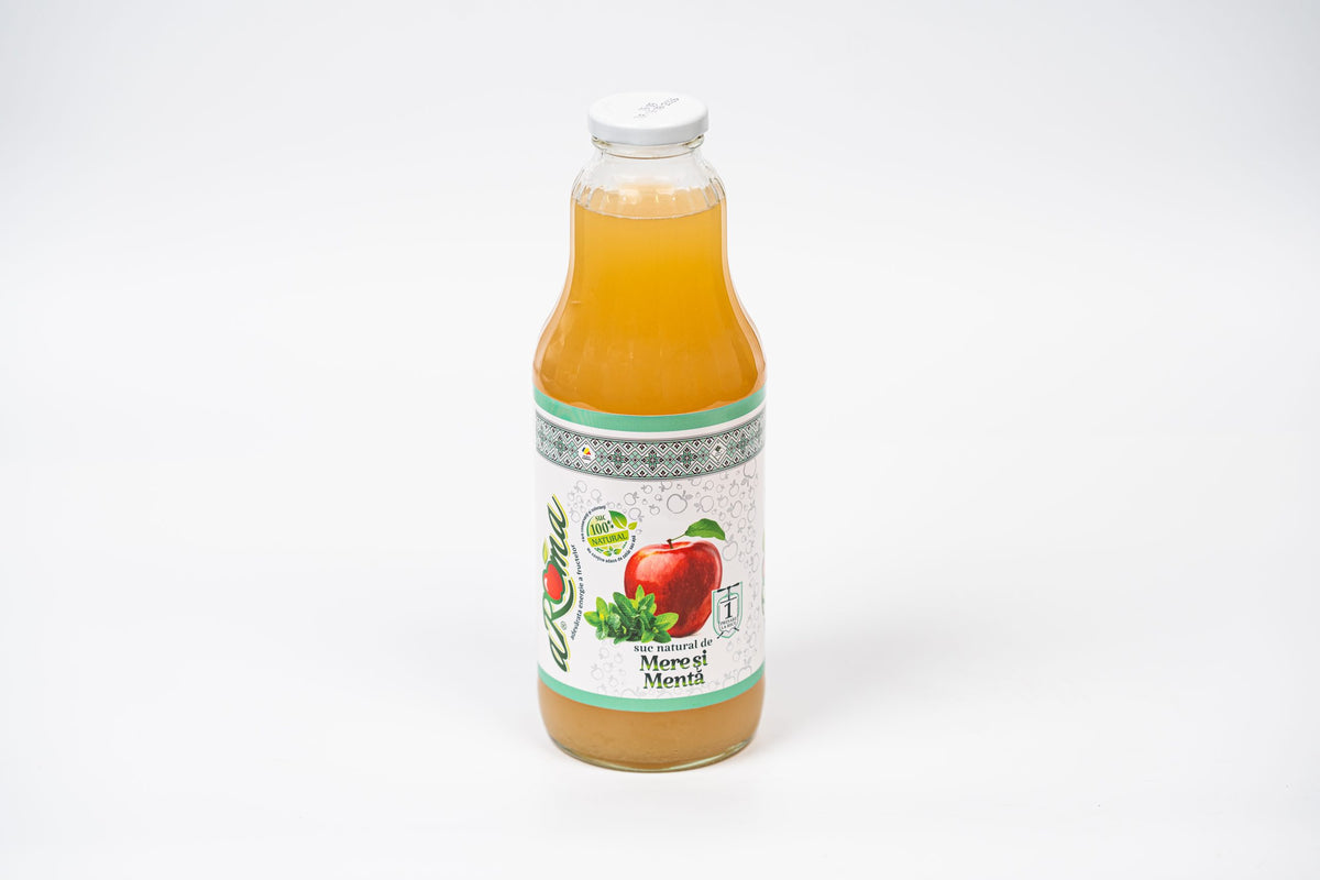 Suc natural de mere și mentă 1L