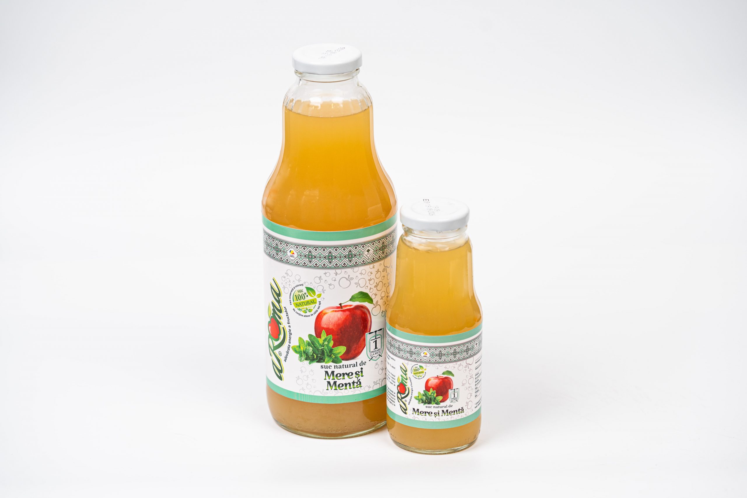 Suc natural de mere și mentă 1L