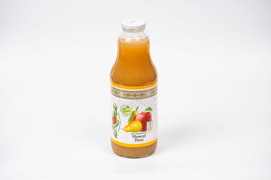 Suc natural de mere și pere 1L