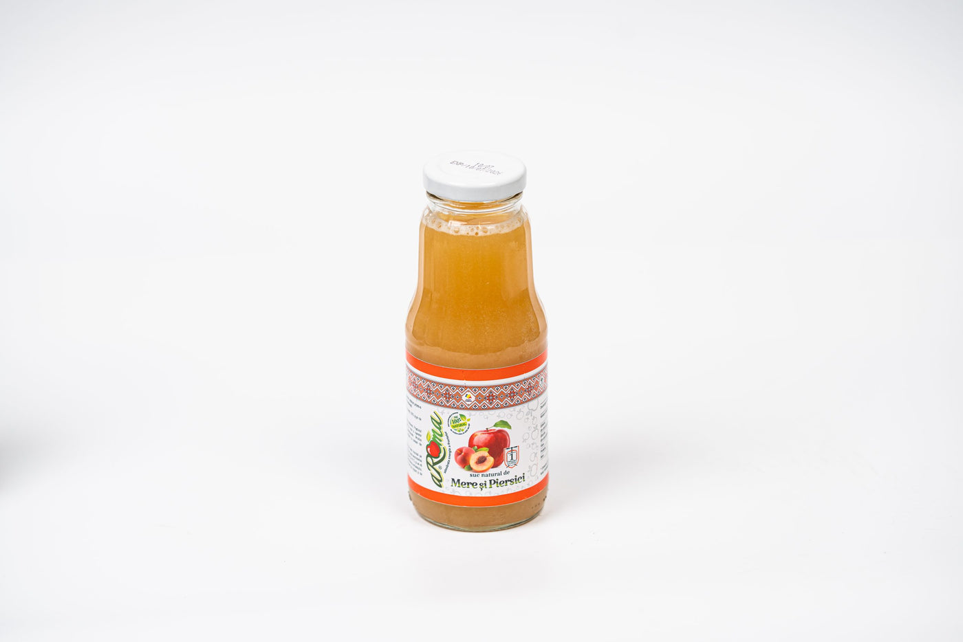 Suc natural de mere și piersici 0.3L