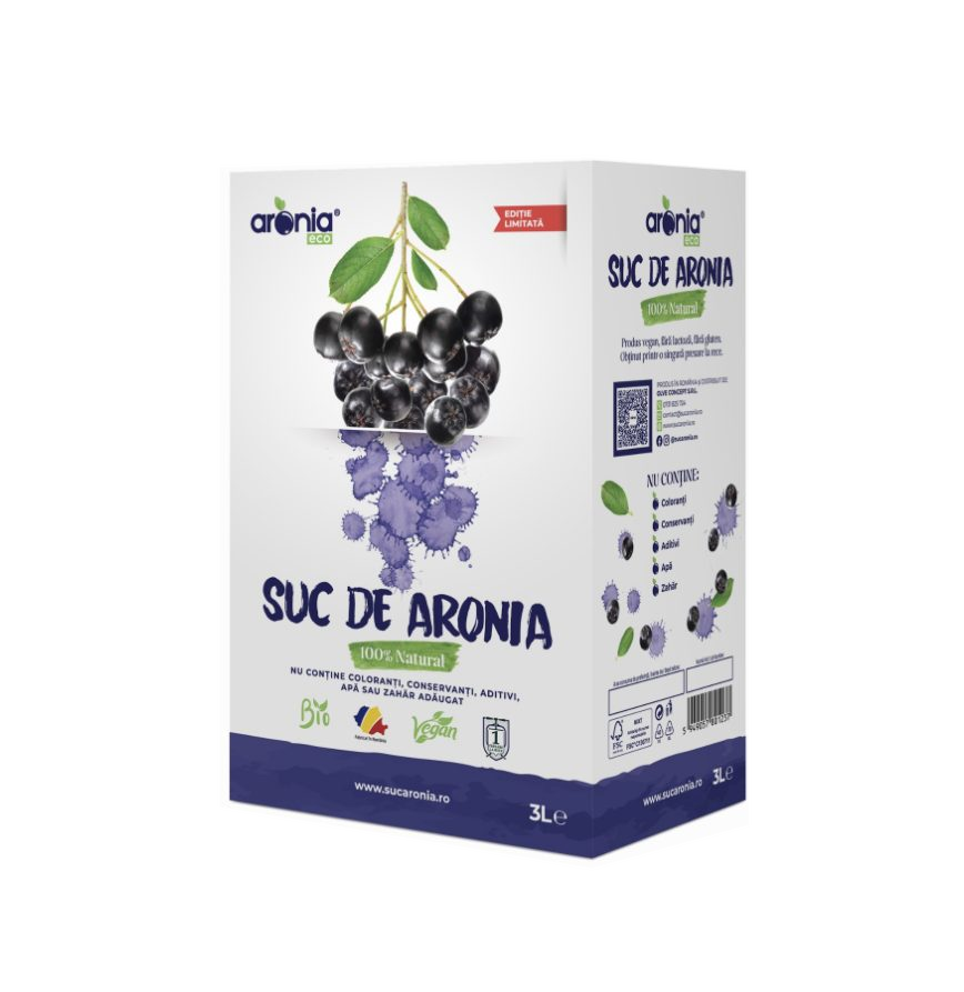 Pachet 2 cutii Suc Aronia 3L
